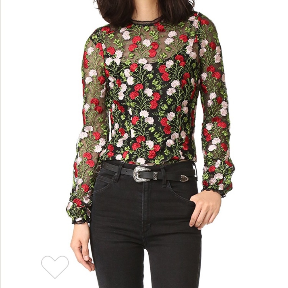 Alexis Embroidered Top